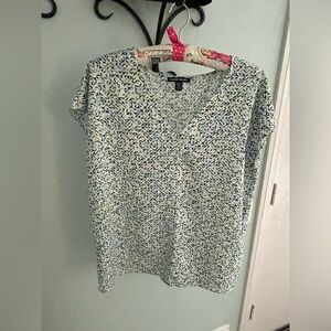 Hilary Radley print blouse medium